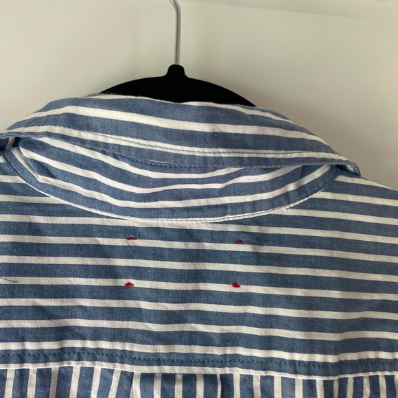 Xirena Mediterranean Striped Roxy Mini Dress / Tunic Top - Picture 10 of 10